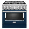 KitchenAid Dual Fuel Range (KFDC506JIB) - Ink Blue