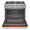 KitchenAid Dual Fuel Range (KFDC506JSC) - Scorched Orange