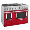 KitchenAid Dual Fuel Range (KFDC558JPA) - Passion Red
