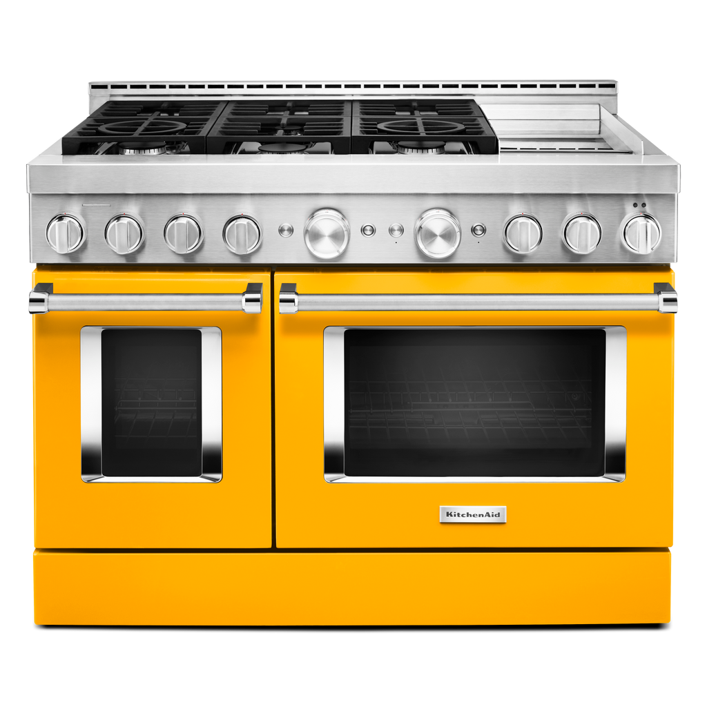 KitchenAid Gas Range (KFGC558JYP) - Yellow Pepper