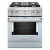 KitchenAid Dual Fuel Range (KFDC500JMB) - Misty Blue