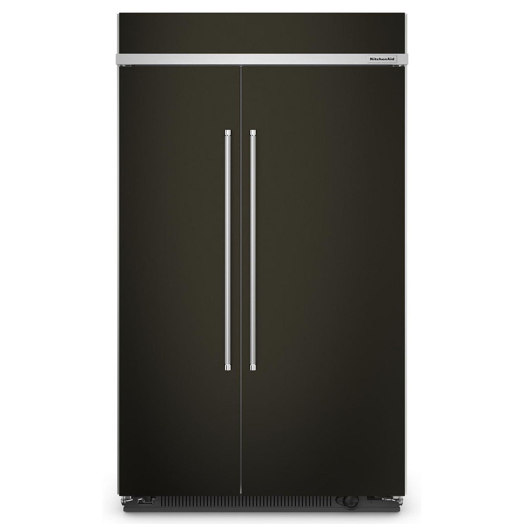 KitchenAid Built-In Fridge (KBSN708MBS) - Black Stainless Steel with PrintShield™ Finish