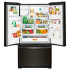 Whirlpool French Door Fridge (WRF555SDHV) - Black Stainless