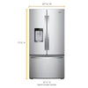 Whirlpool French Door Fridge (WRF954CIHZ) - Stainless Steel