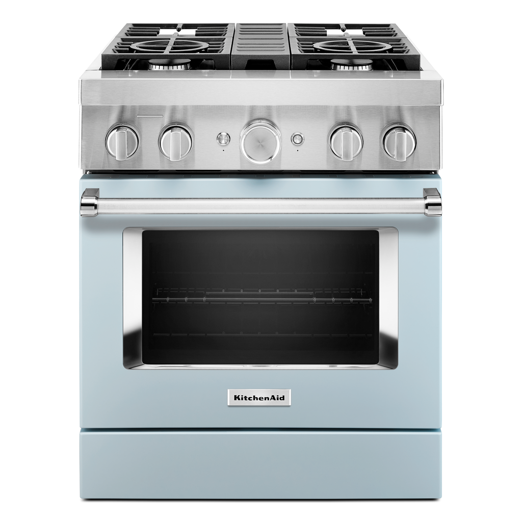 KitchenAid Dual Fuel Range (KFDC500JMB) - Misty Blue
