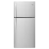 Whirlpool Top Mount Fridge (WRT519SZDM) - Stainless Steel