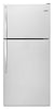 Whirlpool Top Mount Fridge (WRT148FZDM) - Monochromatic Stainless Steel