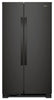 Whirlpool Side x Side Fridge (WRS312SNHB) - Black