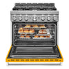 KitchenAid Gas Range (KFGC506JYP) - Yellow Pepper