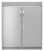 Whirlpool Upright Freezer (WSZ57L18DM) - Monochromatic Stainless Steel
