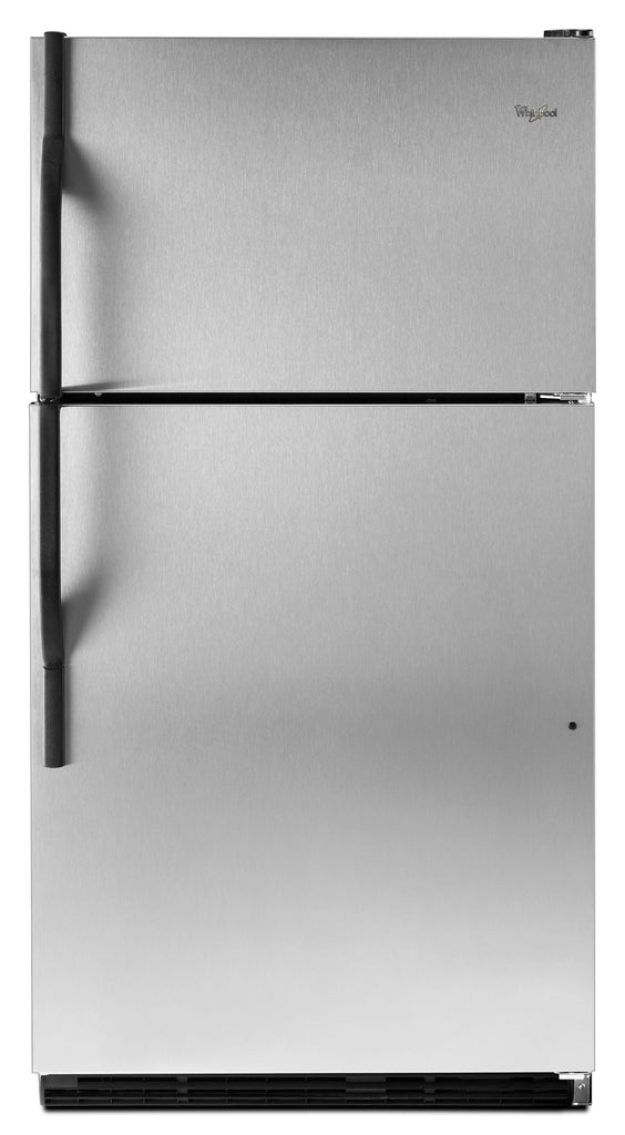 Whirlpool Top Mount Fridge (WRT148FZDM) - Monochromatic Stainless Steel