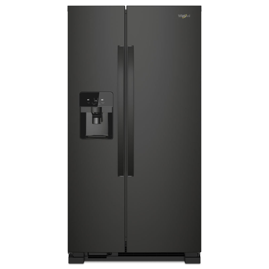 Whirlpool Side x Side Fridge (WRS321SDHB) - Black