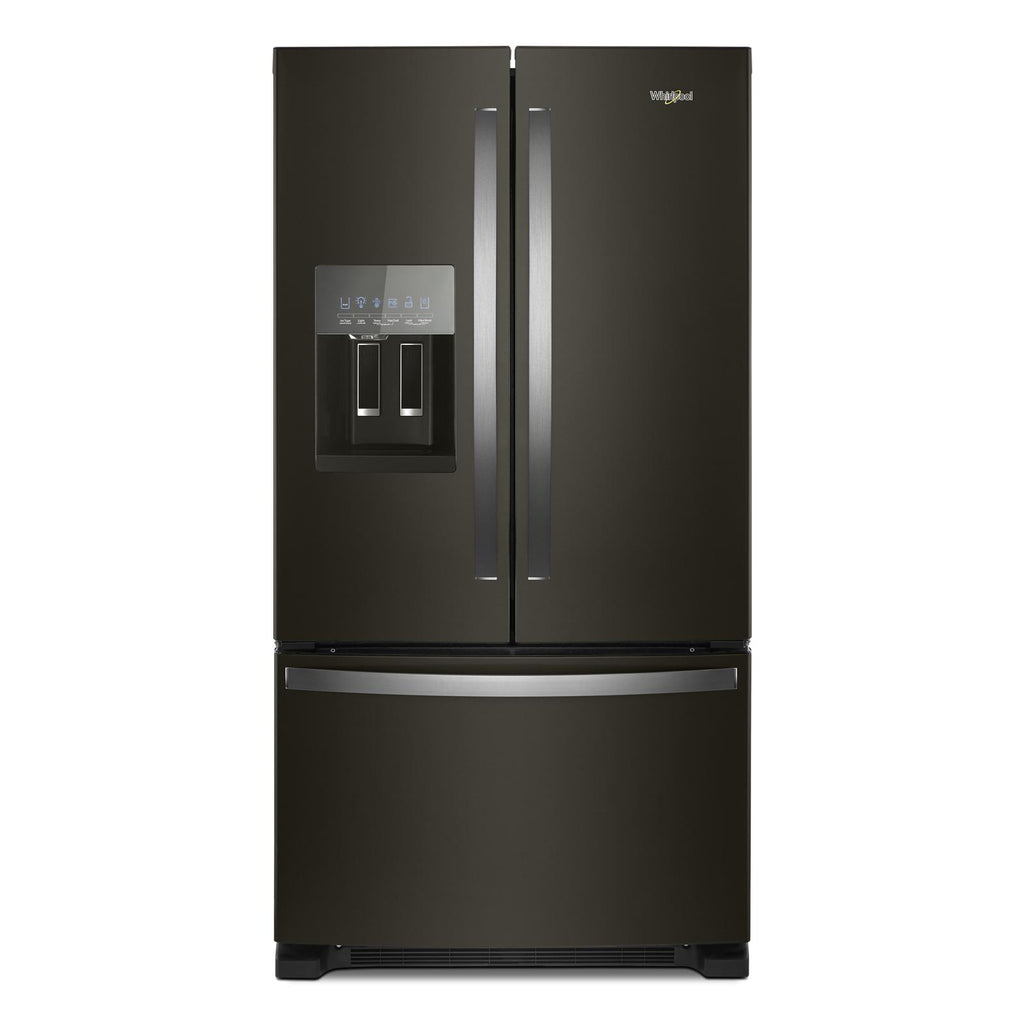 Whirlpool French Door Fridge (WRF555SDHV) - Black Stainless