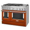 KitchenAid Dual Fuel Range (KFDC558JSC) - Scorched Orange