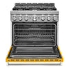 KitchenAid Gas Range (KFGC506JYP) - Yellow Pepper