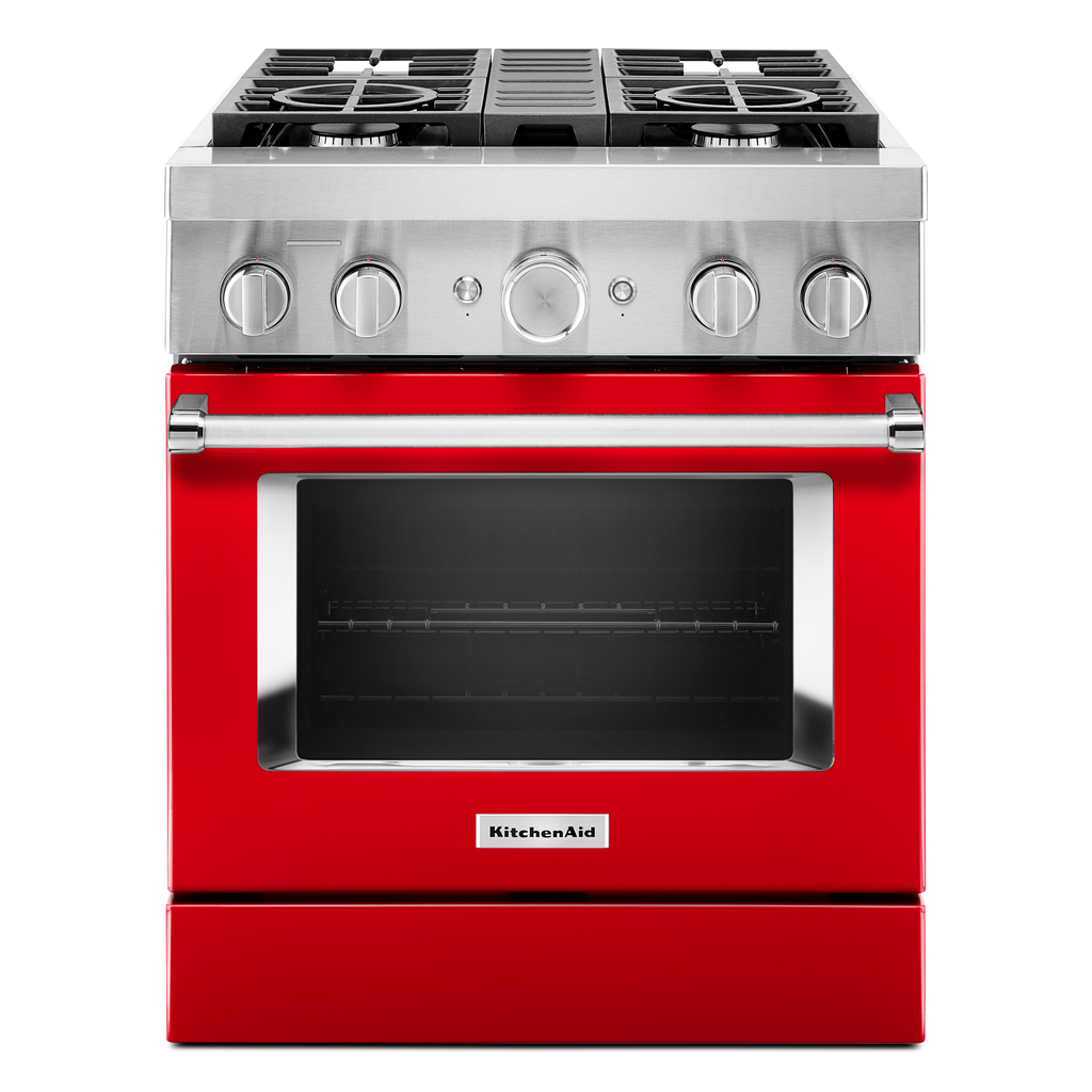 KitchenAid Dual Fuel Range (KFDC500JPA) - Passion Red