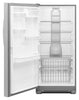 Whirlpool Upright Freezer (WSZ57L18DM) - Monochromatic Stainless Steel