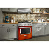 KitchenAid Dual Fuel Range (KFDC500JSC) - Scorched Orange