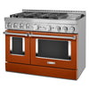 KitchenAid Gas Range (KFGC558JSC) - Scorched Orange