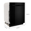 Maytag Dishwasher Stainless Steel Tub (MDB8959SKB) - Black