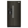 KitchenAid Counter Depth Fridge (KRSC700HBS) - Black Stainless