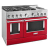 KitchenAid Gas Range (KFGC558JPA) - Passion Red