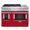 KitchenAid Dual Fuel Range (KFDC558JPA) - Passion Red