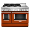 KitchenAid Gas Range (KFGC558JSC) - Scorched Orange