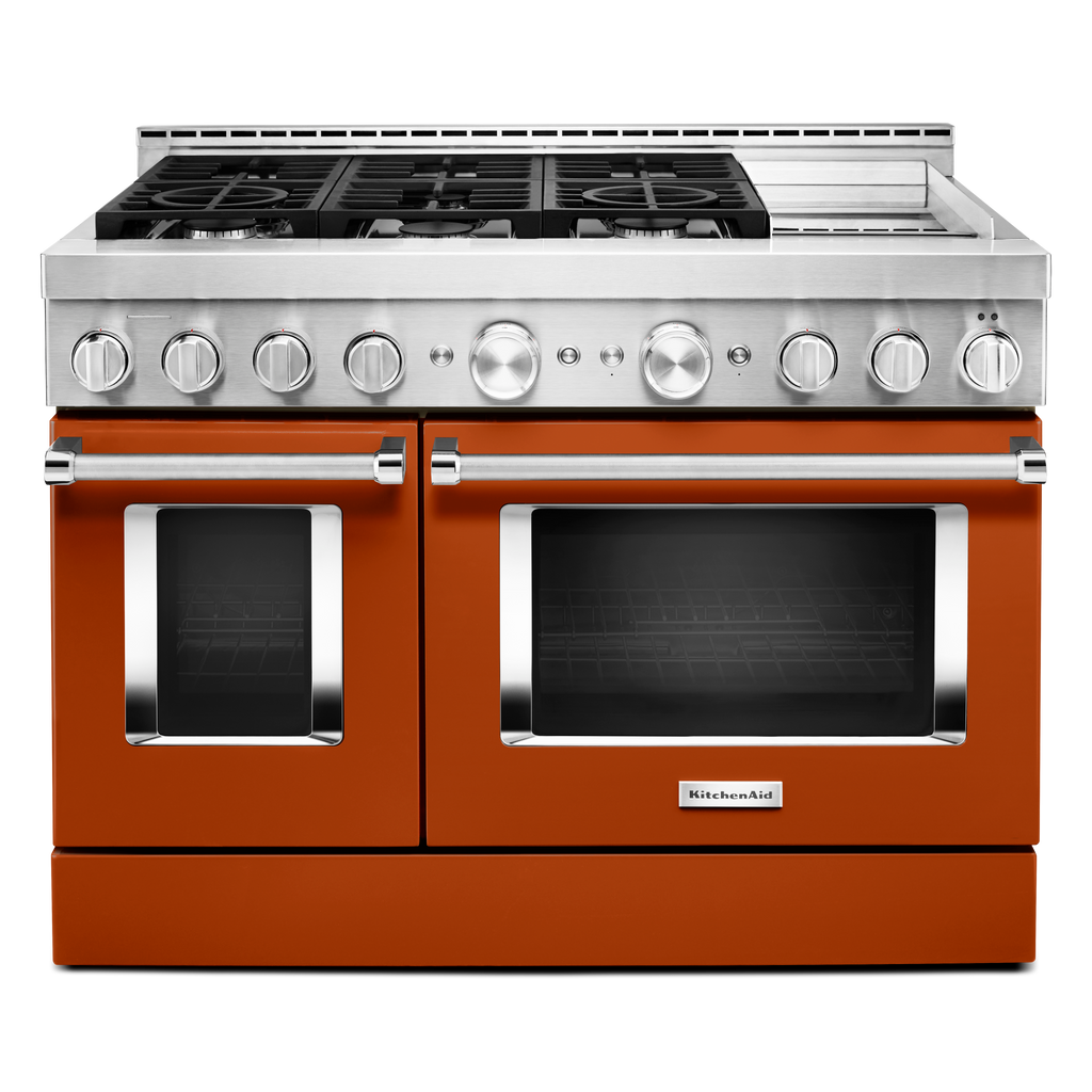 KitchenAid Gas Range (KFGC558JSC) - Scorched Orange