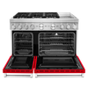 KitchenAid Dual Fuel Range (KFDC558JPA) - Passion Red