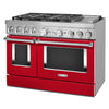 KitchenAid Dual Fuel Range (KFDC558JPA) - Passion Red
