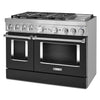 KitchenAid Dual Fuel Range (KFDC558JBK) - Imperial Black