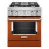 KitchenAid Dual Fuel Range (KFDC500JSC) - Scorched Orange