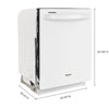 Whirlpool Dishwasher (WDT740SALW) - WHITE
