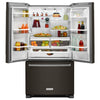 KitchenAid French Door Fridge (KRFC300EBS) - Black Stainless