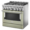 KitchenAid Gas Range (KFGC506JAV) - Avocado Cream