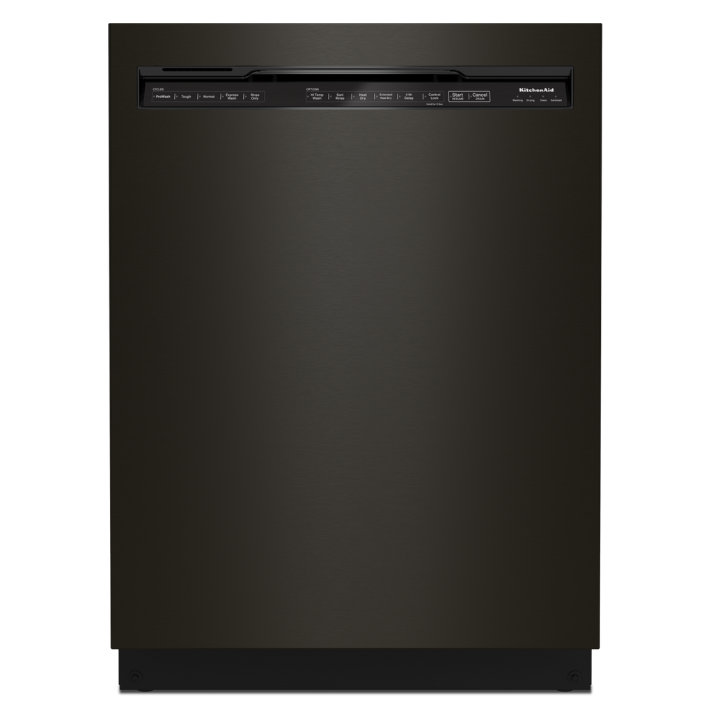 KitchenAid Dishwasher Stainless Steel Tub (KDFE204KBS) - Black Stainless