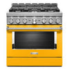 KitchenAid Gas Range (KFGC506JYP) - Yellow Pepper