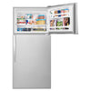 Whirlpool Top Mount Fridge (WRT148FZDM) - Monochromatic Stainless Steel