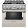 KitchenAid Gas Range (KFGC506JMH) - Milkshake