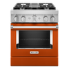 KitchenAid Dual Fuel Range (KFDC500JSC) - Scorched Orange