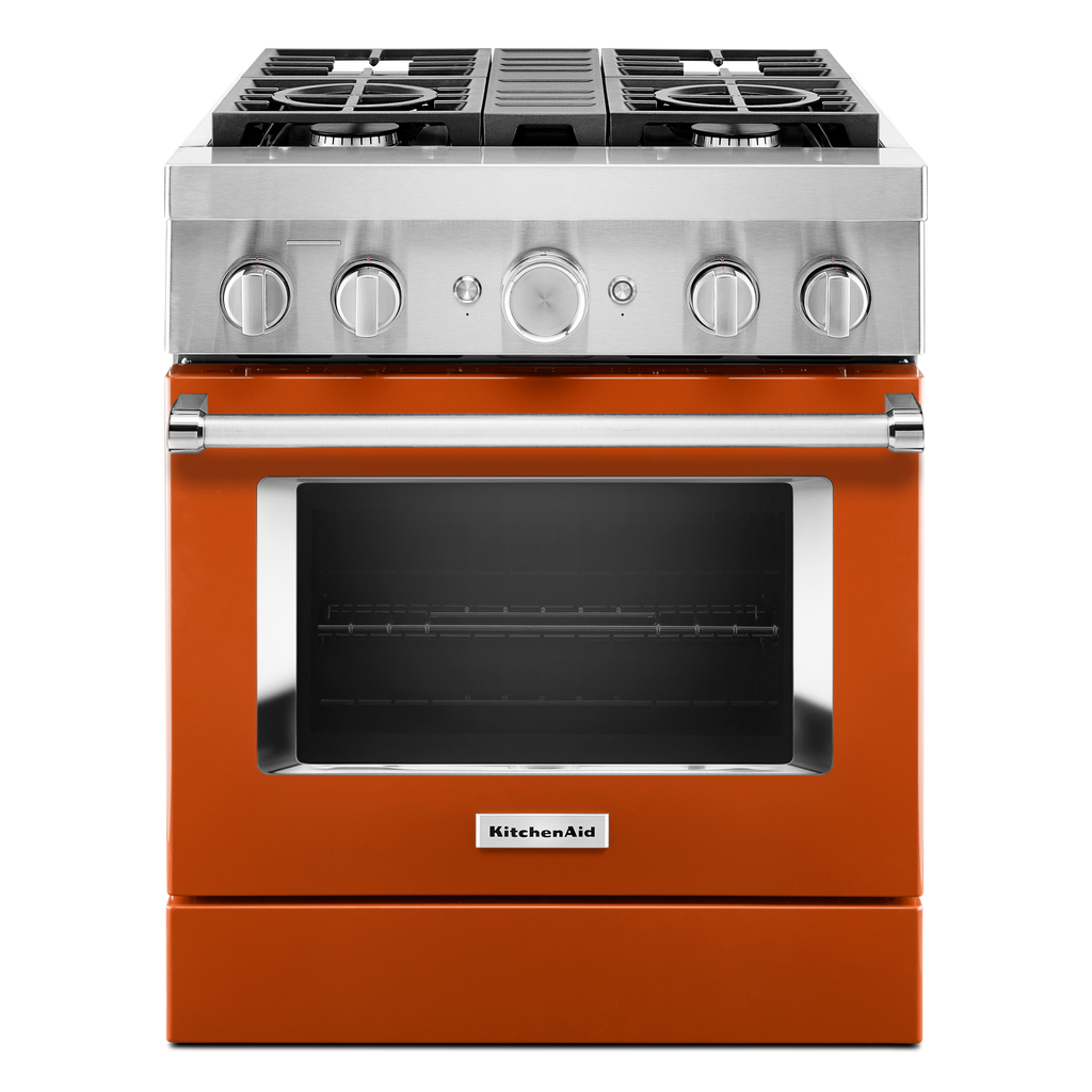 KitchenAid Dual Fuel Range (KFDC500JSC) - Scorched Orange