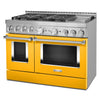 KitchenAid Gas Range (KFGC558JYP) - Yellow Pepper