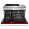 KitchenAid Dual Fuel Range (KFDC558JPA) - Passion Red