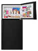 Whirlpool Top Mount Fridge (WRT549SZDB) - Black