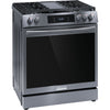 Frigidaire Gallery Gas Range (GCFG3060BD) - SmudgeProof Back Stainless Steel