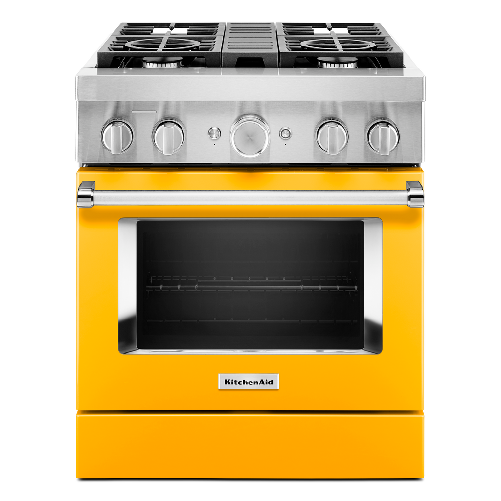 KitchenAid Dual Fuel Range (KFDC500JYP) - Yellow Pepper