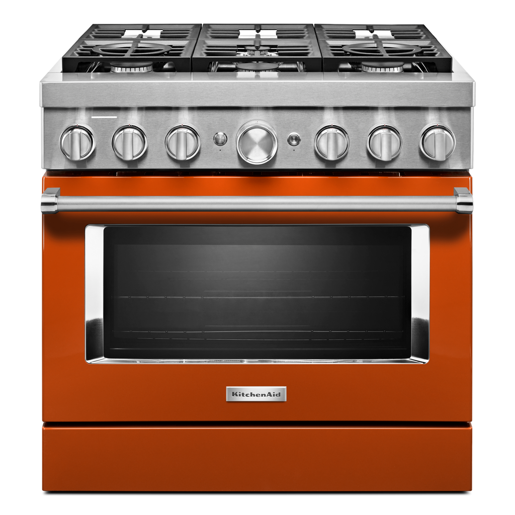 KitchenAid Dual Fuel Range (KFDC506JSC) - Scorched Orange