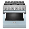 KitchenAid Gas Range (KFGC506JMB) - Misty Blue