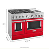 KitchenAid Gas Range (KFGC558JPA) - Passion Red